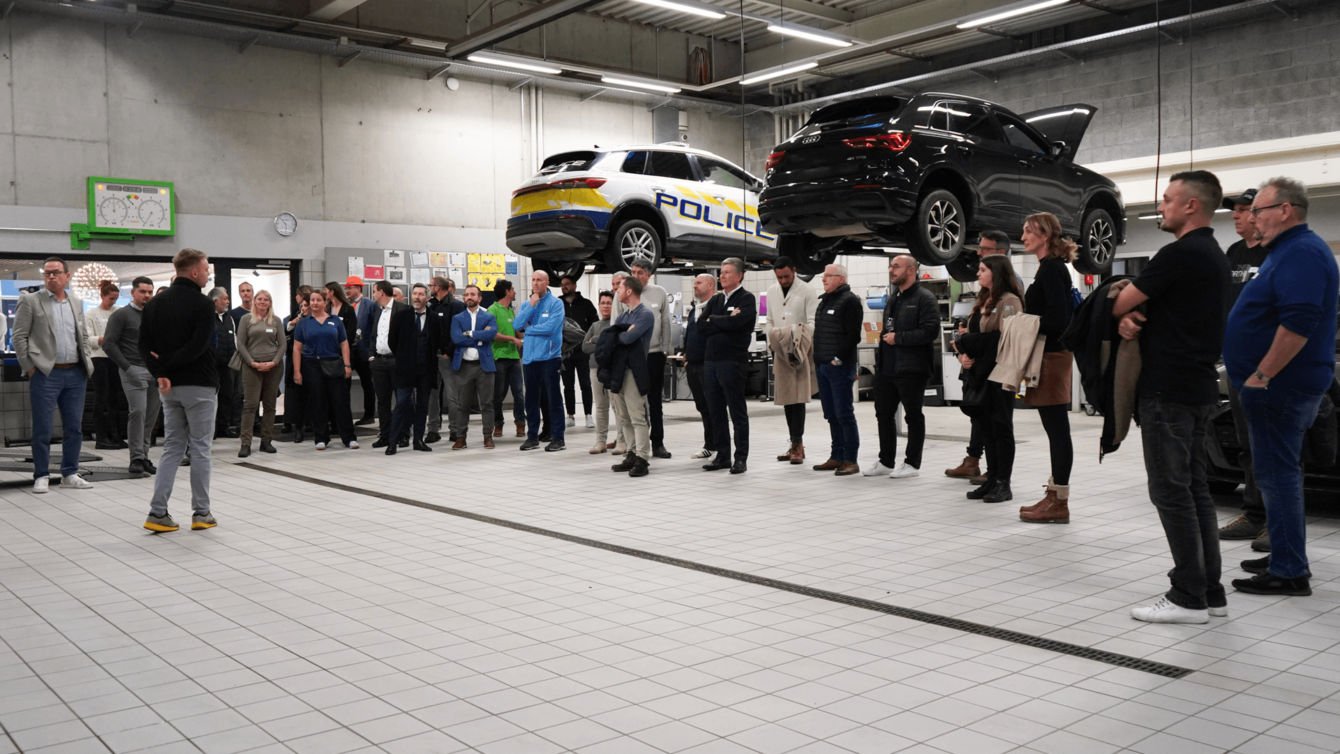 Visite atelier Autocorner Audi Sion