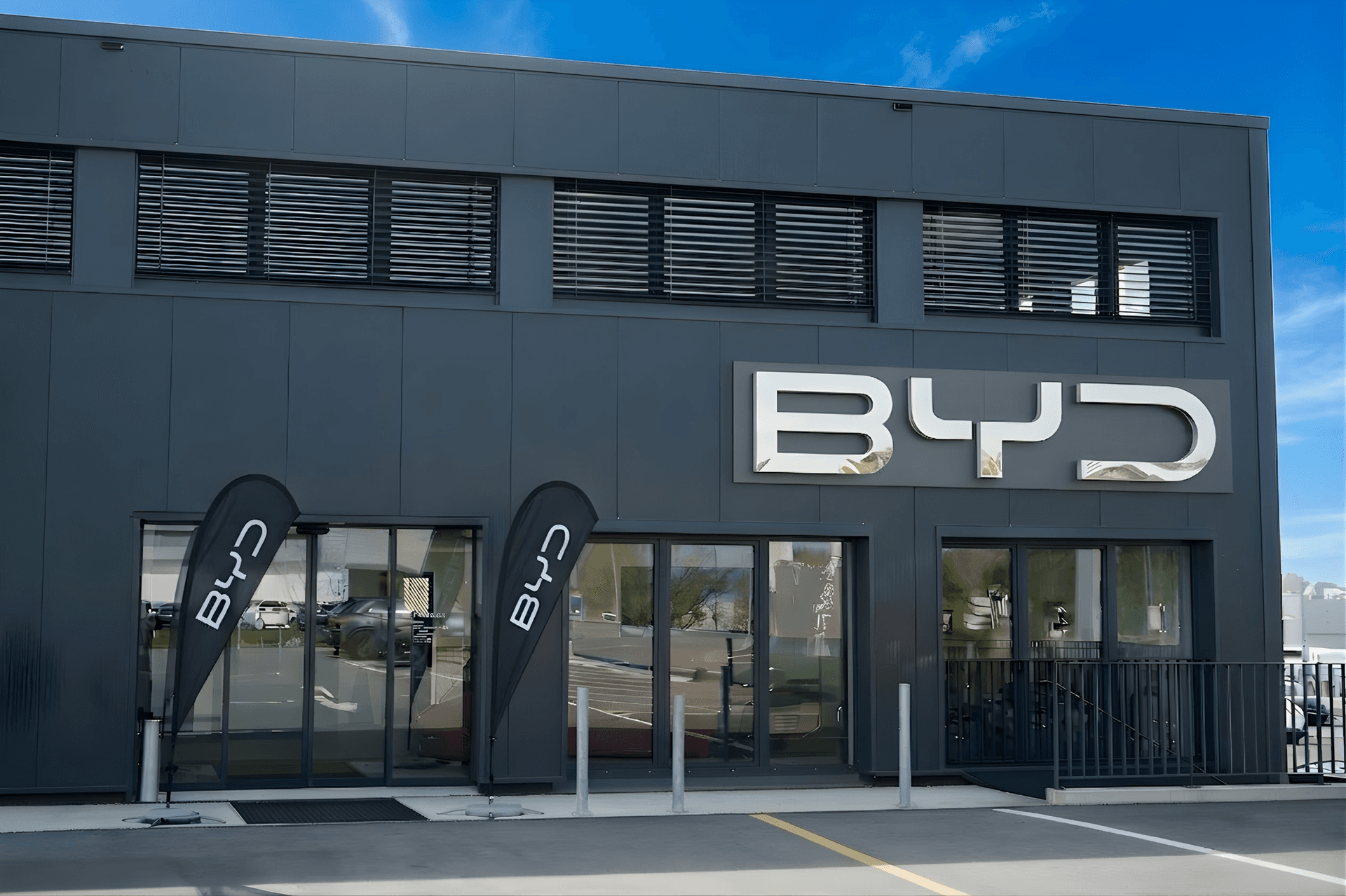 Façade BYD Lausanne